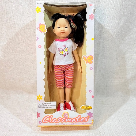 JC Toys Other - Dolls by Berenguer Classmates Be Yourself 11 Inch Asian Vinyl Doll 2004 NIB